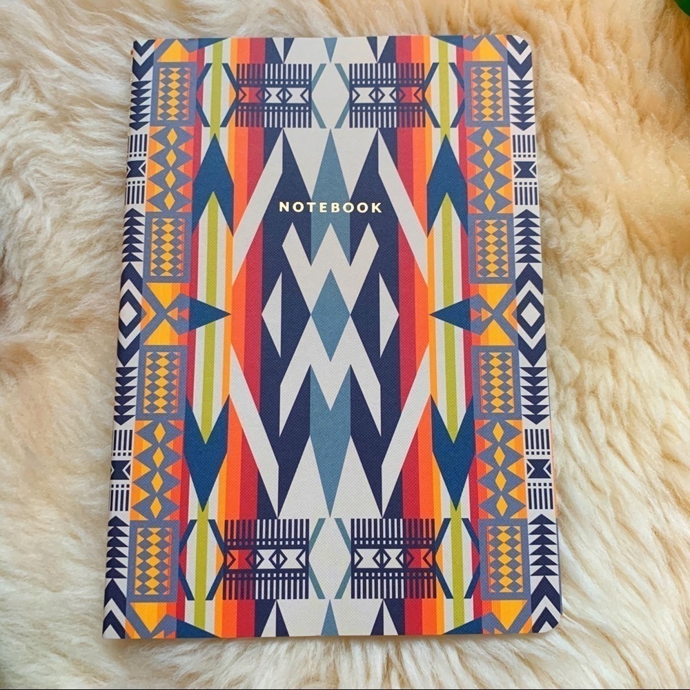 New Pendleton Wool Navajo Pattern Lined Notebook - Picture 2 of 8